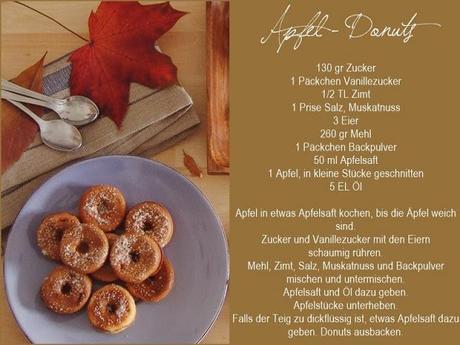 Apfel- Donuts