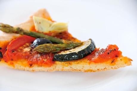 Pizza glutenfrei und vegan