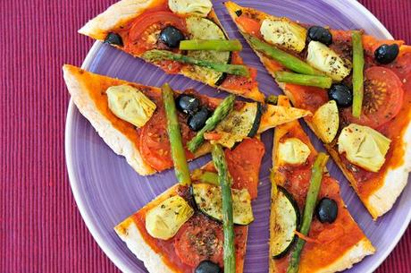 Pizza glutenfrei und vegan