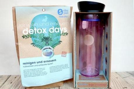 detox tag 1 // mango-ananas-smoothie & shuyao tea detox