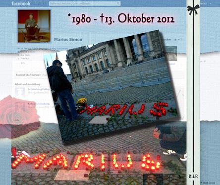 Online Mahnwache – Marius, 32 Jahre alt, ist tot