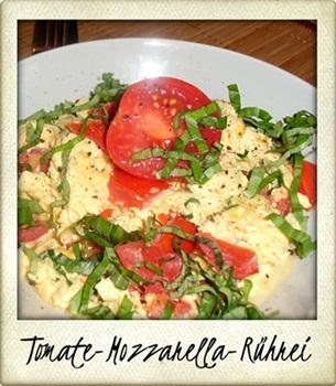 Tomate-Mozzarella-Rührei