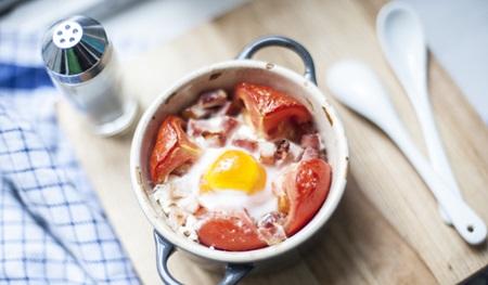 Tomaten-Eier-Frühstück