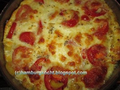 Tomaten-Mozzarella-Eierkuchen