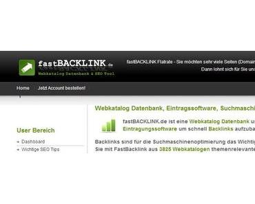 Webkatalog Eintragssoftware