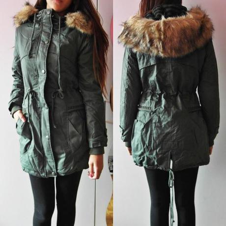 Chinakauf: Winter Parka in Army Grün