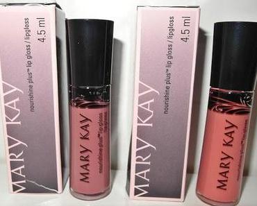 Test: Mary Kay NouriShine Plus Lip Gloss Sun Blossom & Cafe Au Lait