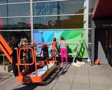 Dekoration für den Medien-Event am 22.10. und Erwartungen an die Keynote