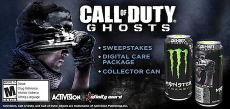 Call of Duty Ghosts: Exklusive Download-Codes auf Monster Energy Dosen