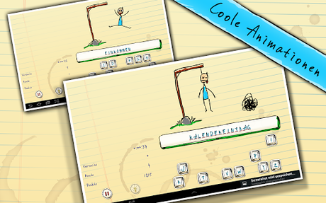 Galgenmännchen Hero – Die klassische Strichzeichnung im Doodle-Stil und kostenlos im Play Store