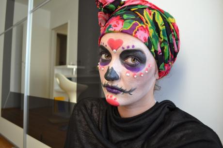 günstiges Halloween Make Up (Sugar Skull) - Top oder Flop?