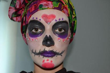 günstiges Halloween Make Up (Sugar Skull) - Top oder Flop?