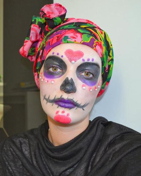 günstiges Halloween Make Up (Sugar Skull) - Top oder Flop?