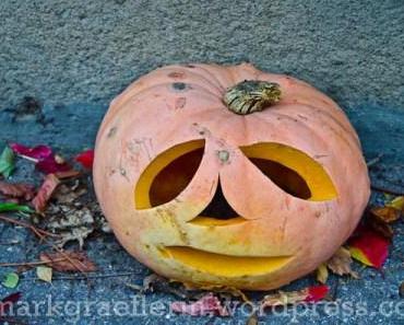 Kürbisgesicht – und Ideen für’s Halloween Buffet