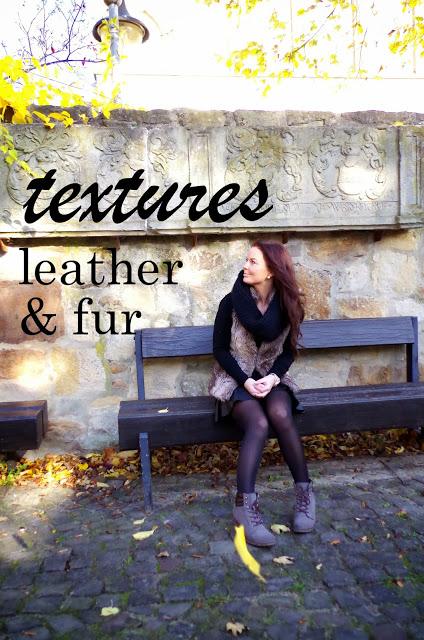 textures - leather & fur