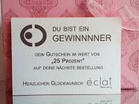 Hier ist sie, meine erste ECLAT Germany Box und sie ist fantastisch.
