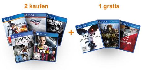 Amazon: Kaufe zwei PS4-Spiele und erhalte das dritte gratis!