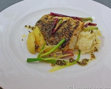 Freitagsfisch: Gewürzzander mit Pastinake und Lauchzwiebeln