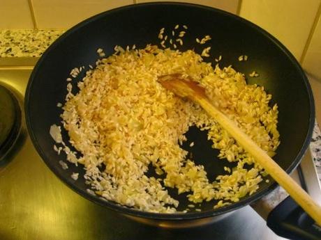 Reis in der Küche