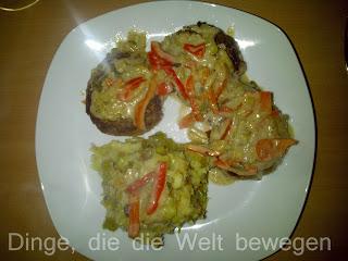 Fischfrikadelle mit Lauch-Kartoffelpüree