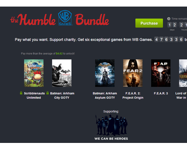 Humblebundle: Diesmal mit Warner Bros