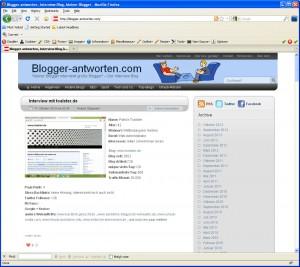 Website blogger-antworten.com