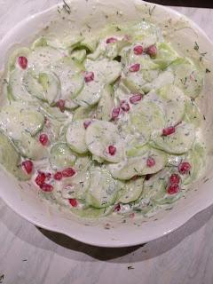 Zweierlei Salat vom Granatapfel