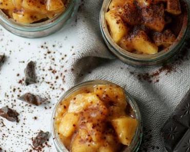 Chocolate-Cheesecake mit Zimt-Äpfeln, das Neueste aus meiner Cheesecake-Factory