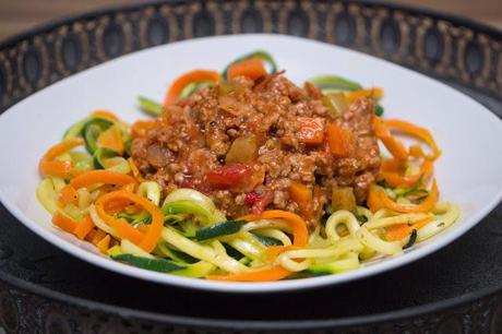 Gaumenfreundin - Low Carb Nudeln mit Bolognese