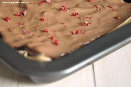 Schokoladen-Brownies mit Rosa Pfefferbeeren