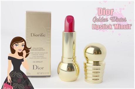 Dior 'Golden Winter' Lipstick 'Minuit' *Review*