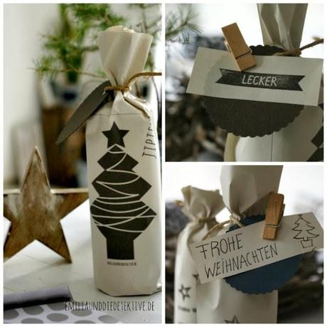 DIY ★ Schöne Verpackung zu Weihnachten aus Recycling - Papier!