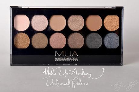 [Review] MUA - Make Up Academy Undressed Palette