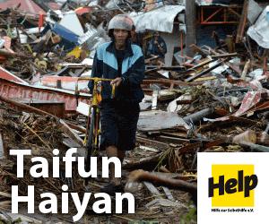Help - Spenden für die Taifun-Opfer