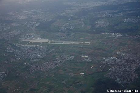 Blick auf den Flughafen Stuttgart