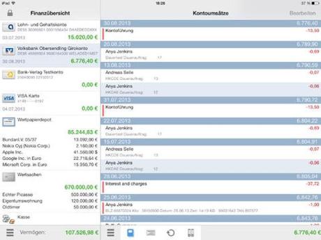 Banking 4i Starter – Verwaltet in der kostenlosen Version alle Konten eines Kreditinstituts