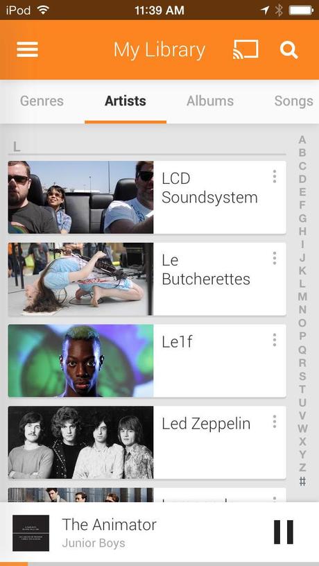 Google Play Music – Seit heute auch mit der offiziellen App kostenlos im App Store vertreten