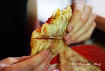 Rezept: Pizza / Calzone aus dem Sandwich-Maker