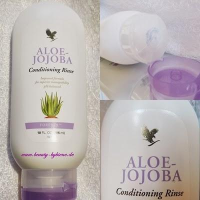 Aloe Jojoba Conditioning Rinse für gesundes Haar mit Glanz und Geschmeidigkeit.