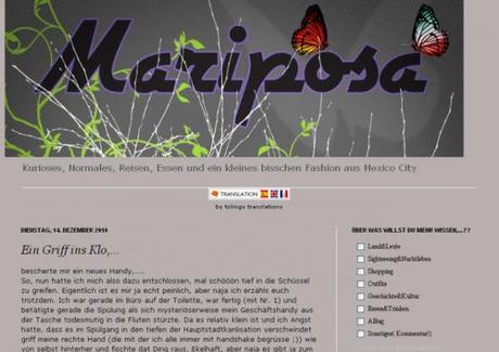 Klickempfehlung: Mariposa Mexicana