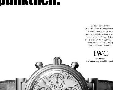 Eine Luxus-Uhr macht Werbung
