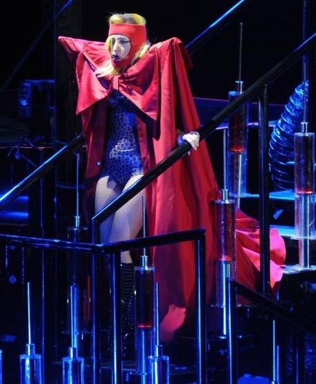American singer Lady Gaga perfoms at O2 Arena in London on December 16, 2010.   UPI/Rune Hellestad Photo via Newscom