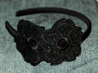 Sakura Headband in Black