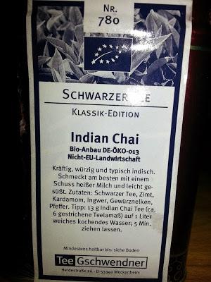 Tee Blog Nr. 2 Indian Chai