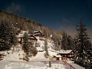 Rigi Berg in der Schweiz in einer bezauberhaften Winterlandschaft