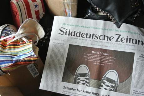 Converse Chucks Titel auf der Süddeutschen Zeitung