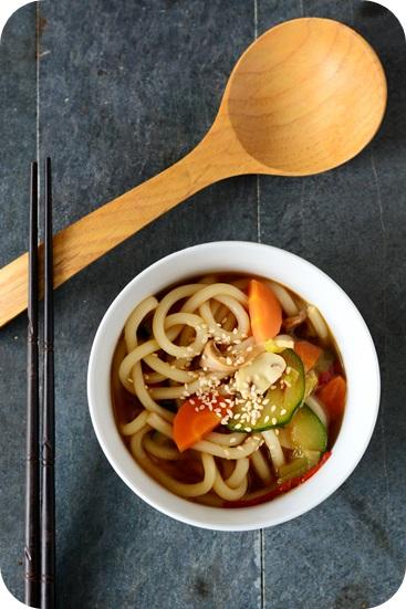 Udon-Nudelsuppe