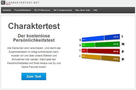 Unheimlich zutreffend - Charaktertest.net