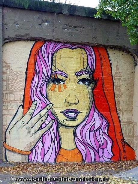 streetart, berlin, kunst, graffiti, street art, mural, el bocho, little lucy, wandbild
