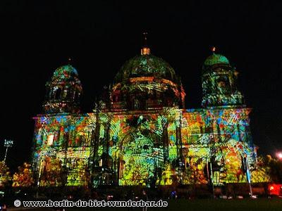 fetival of lights, berlin, illumination, 2013, berliner dom, alexanderplatz, fernsehturm, beleuchtet, lichterglanz, berlin leuchtet